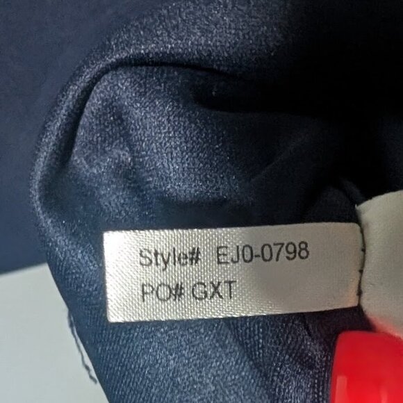 Eliza J | Off-the-Shoulder 3D Floral Sleeve Scuba Crepe Evening Dress - Picture 9 of 12